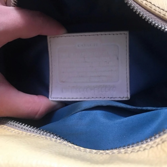 Vintage yellow coach bag - Picture 4 of 4